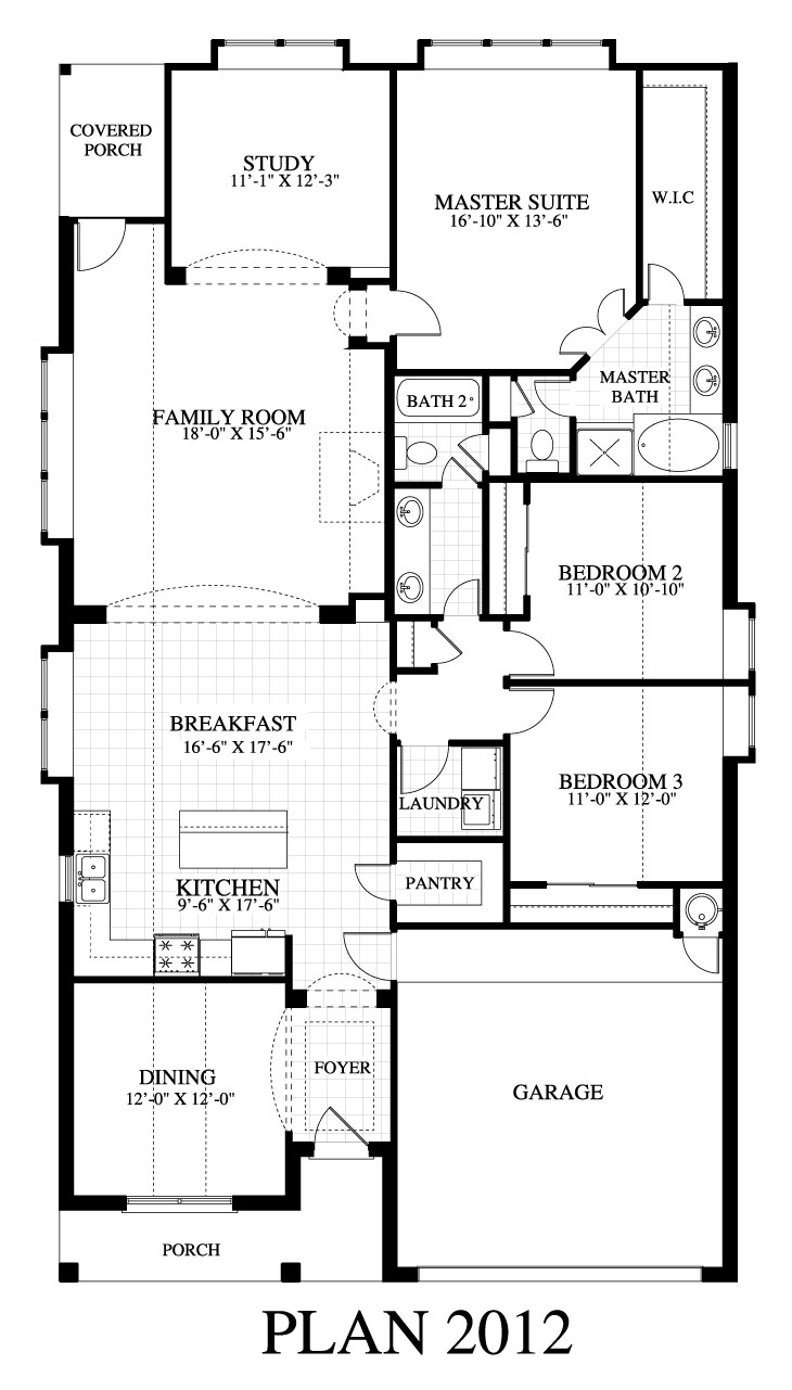 Plan 2012C Saratoga Homes Austin
